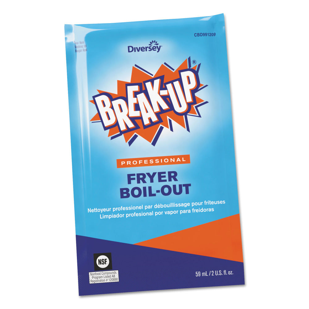 BREAK-UP Fryer Boil-Out Cleaner Packets, 2 Oz, Case Of 36