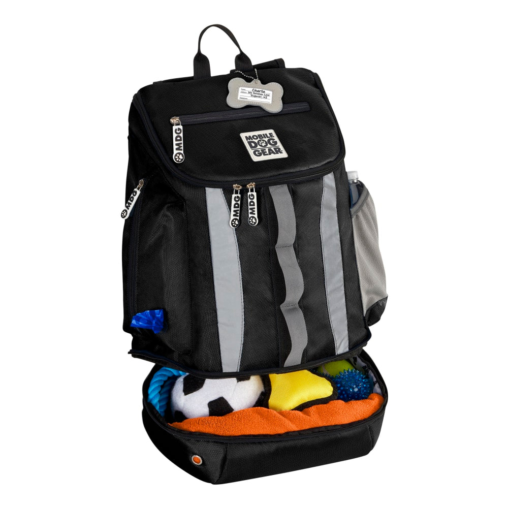 Overland Dog Gear Drop-Bottom Week Away Backpack, Black