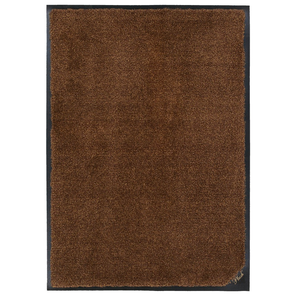 M+A Matting Plush Floor Mat, 4ft x 8ft, Golden Brown