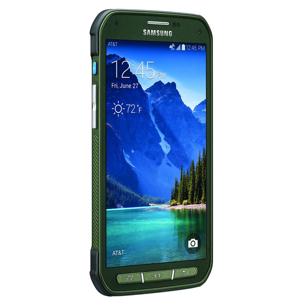 Samsung Galaxy S5 Active G870A Cell Phone, Camo Green, PSN100570