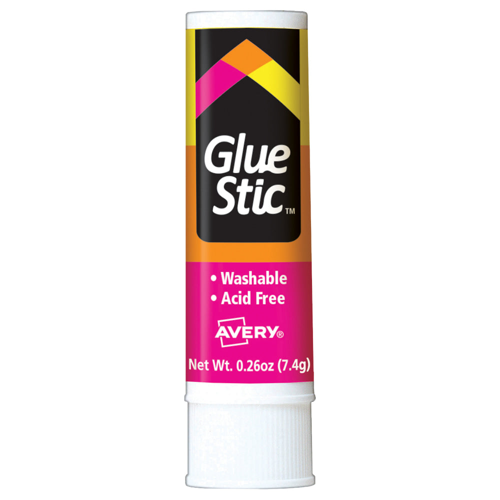 Avery Permanent Glue Stic, Washable, Nontoxic, 0.26 Oz, 1 Glue Stick