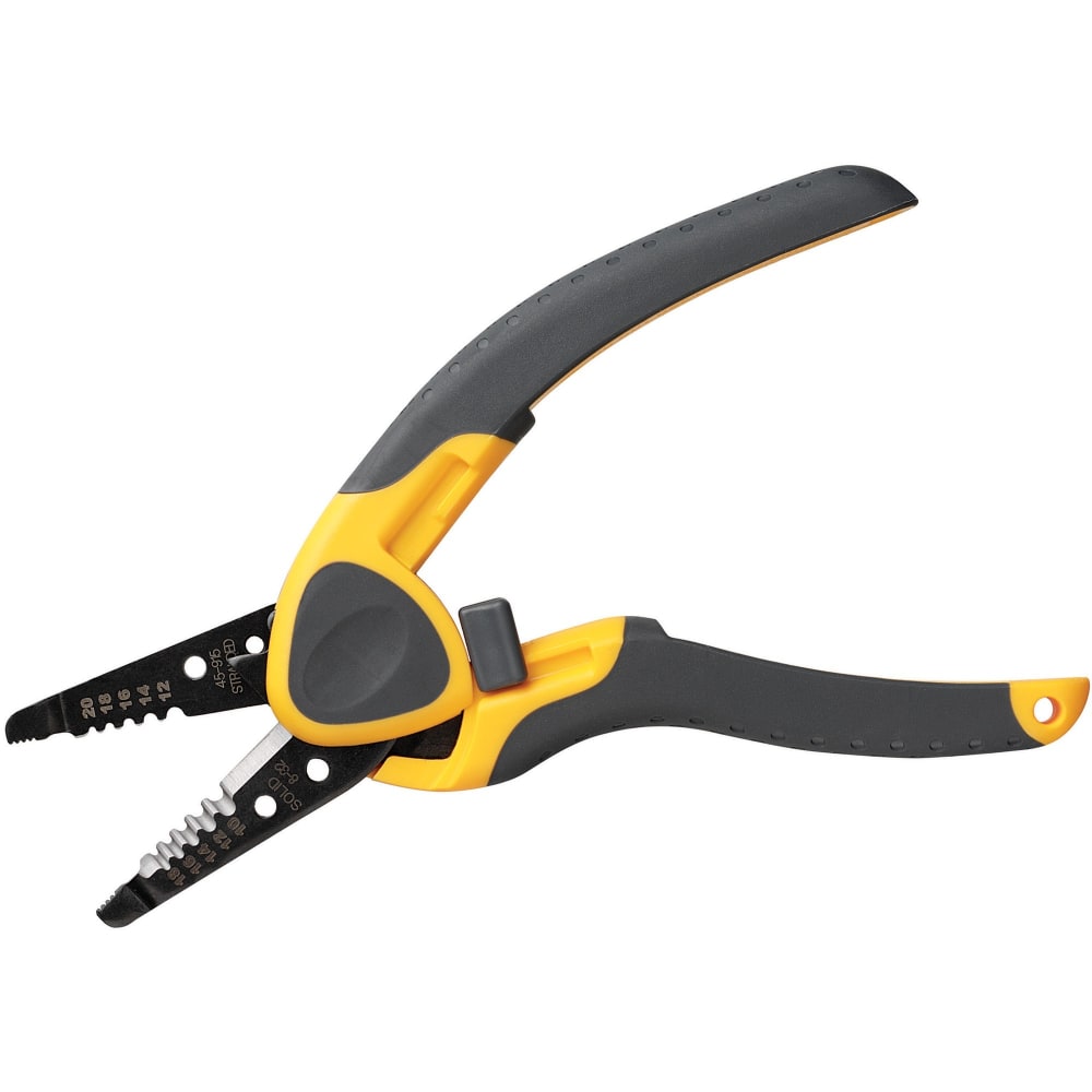 IDEAL Kinetic Reflex T-Stripper Wire Stripper - Steel - Non-slip Grip, Safety Lock, Corrosion Resistant, Spring Loaded, Ergonomic Handle, Bolt Cutter