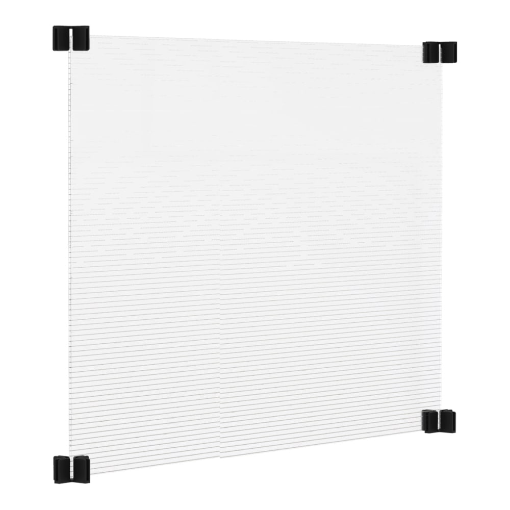 Rosseto Serving Solutions Avant Guarde 360 deg. Safety Shield, Sneeze Guard, 20in x 24in, Semi-Clear