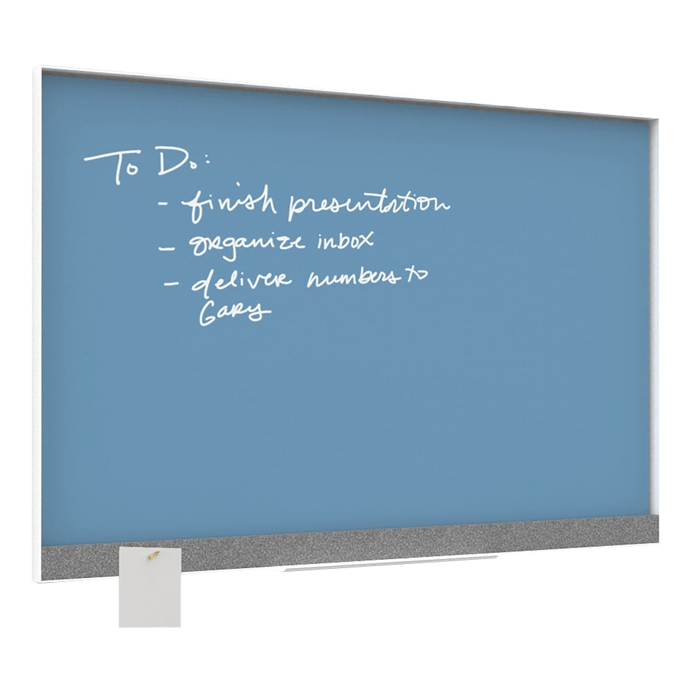 U Brands Dry-Erase Whiteboard, 23in x 35in, Aluminum Frame With White Finish