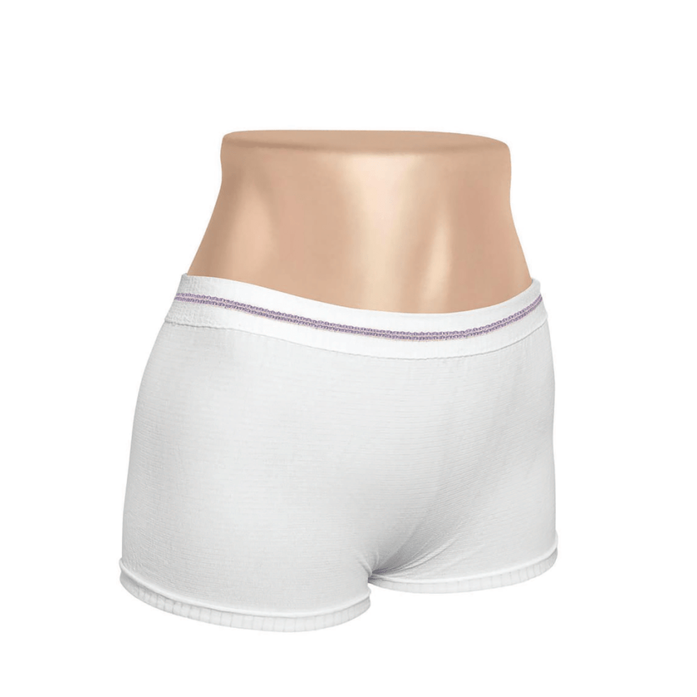 Medline Maternity Knit Underpants, Large/X-Large, White, Case Of 100