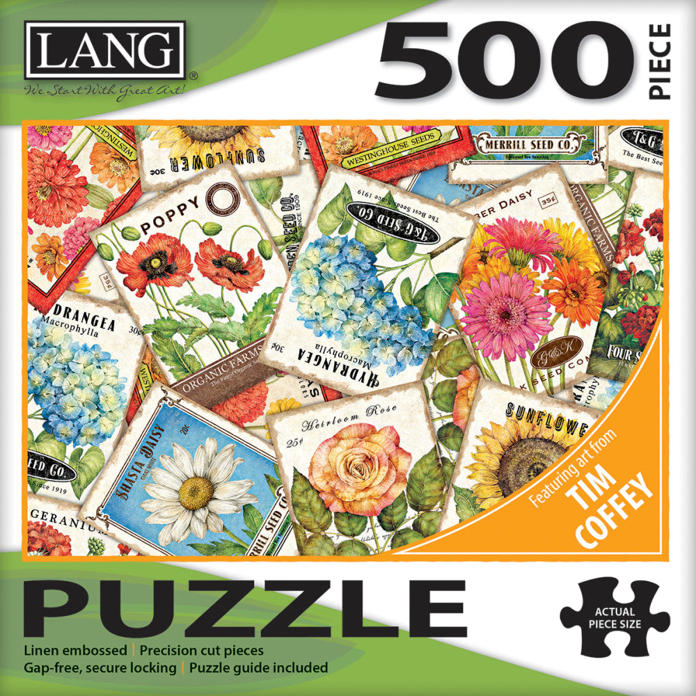 Lang 500-Piece Jigsaw Puzzle, Seed Packets