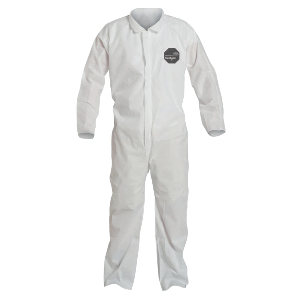 DuPont Proshield 10 Coveralls, X-Large, White, Pack Of 25