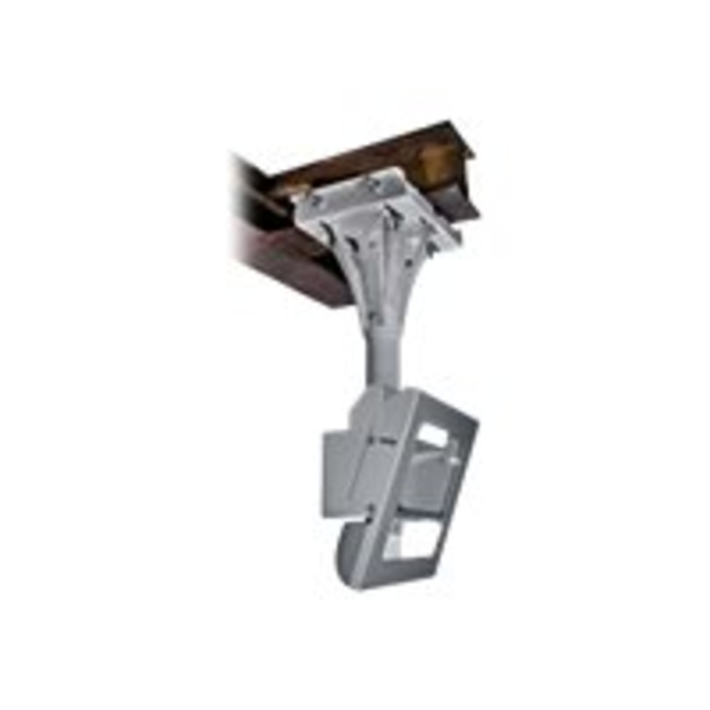 Peerless I-beam Mount FPECMI-01 - Mounting kit (ceiling plate, I-beam clamp, pole) - stainless steel - stone gray - screen size: 40in-55in - mounting interface: 406 x 406 mm