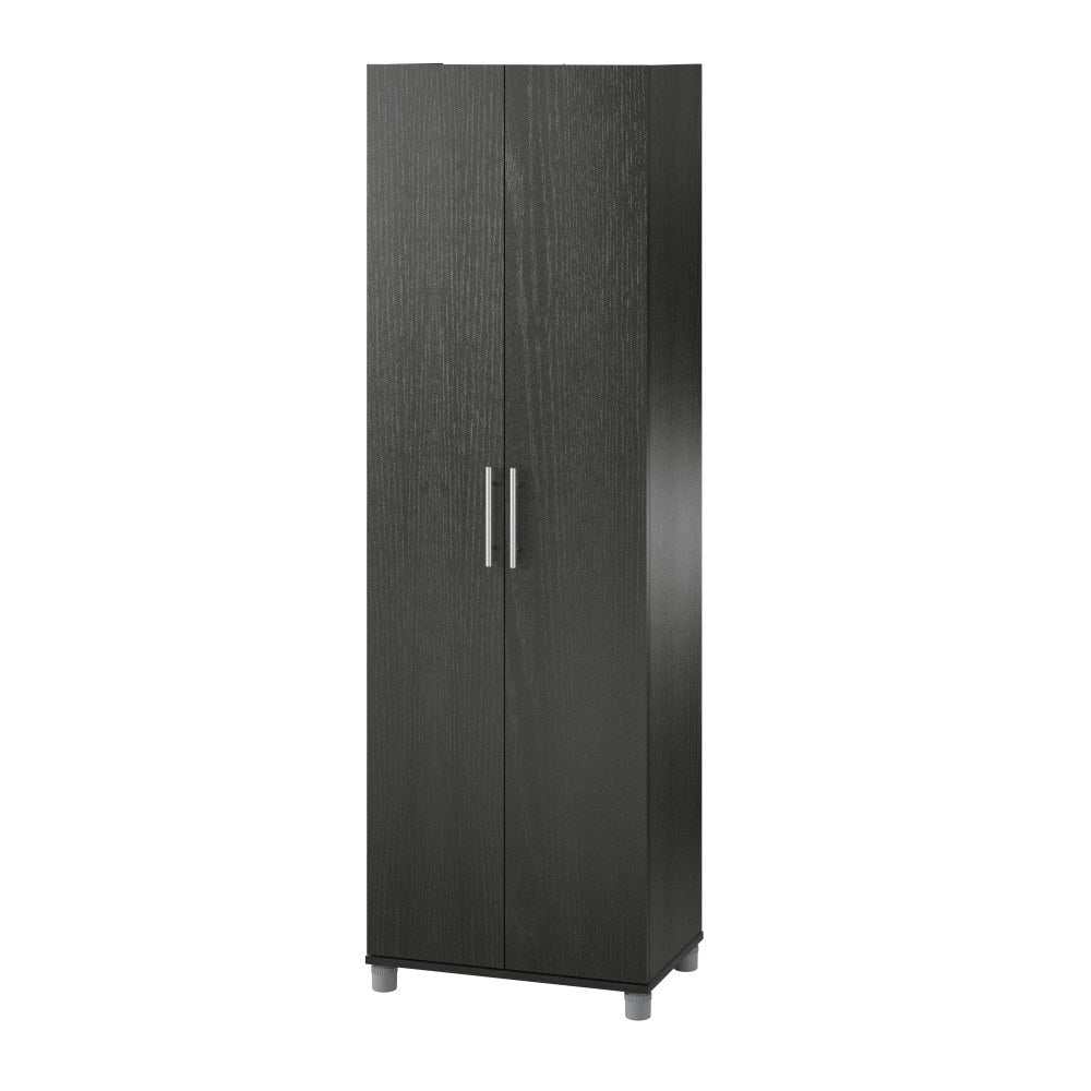 Ameriwood Home Camberly 24inW Utility Storage Cabinet, Black