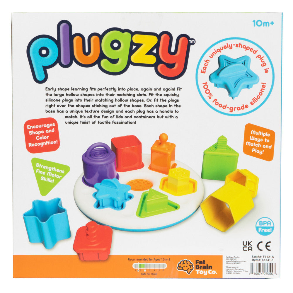 Fat Brain Toy Company Plugzy, Multicolor&emsp;