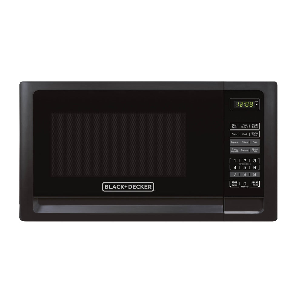 Black+Decker EM031MFO-X1 1.1 Cu Ft Microwave, Black