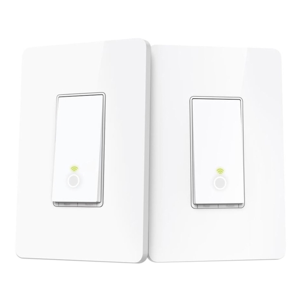 TP-Link Kasa Smart HS210 3-Way Light Switches, White, Pack Of 2 Switches, 5087104