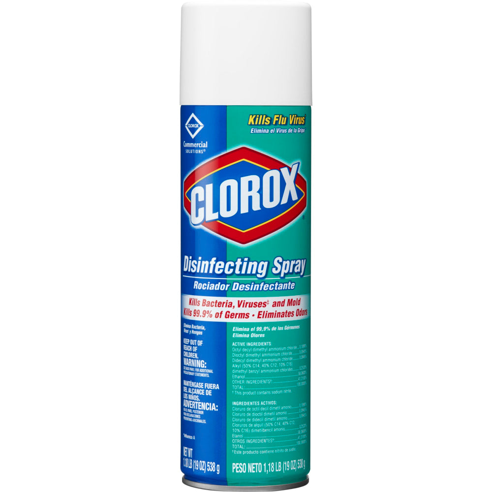 Clorox Disinfecting Spray, Fresh Scent, 19 Oz Bottle