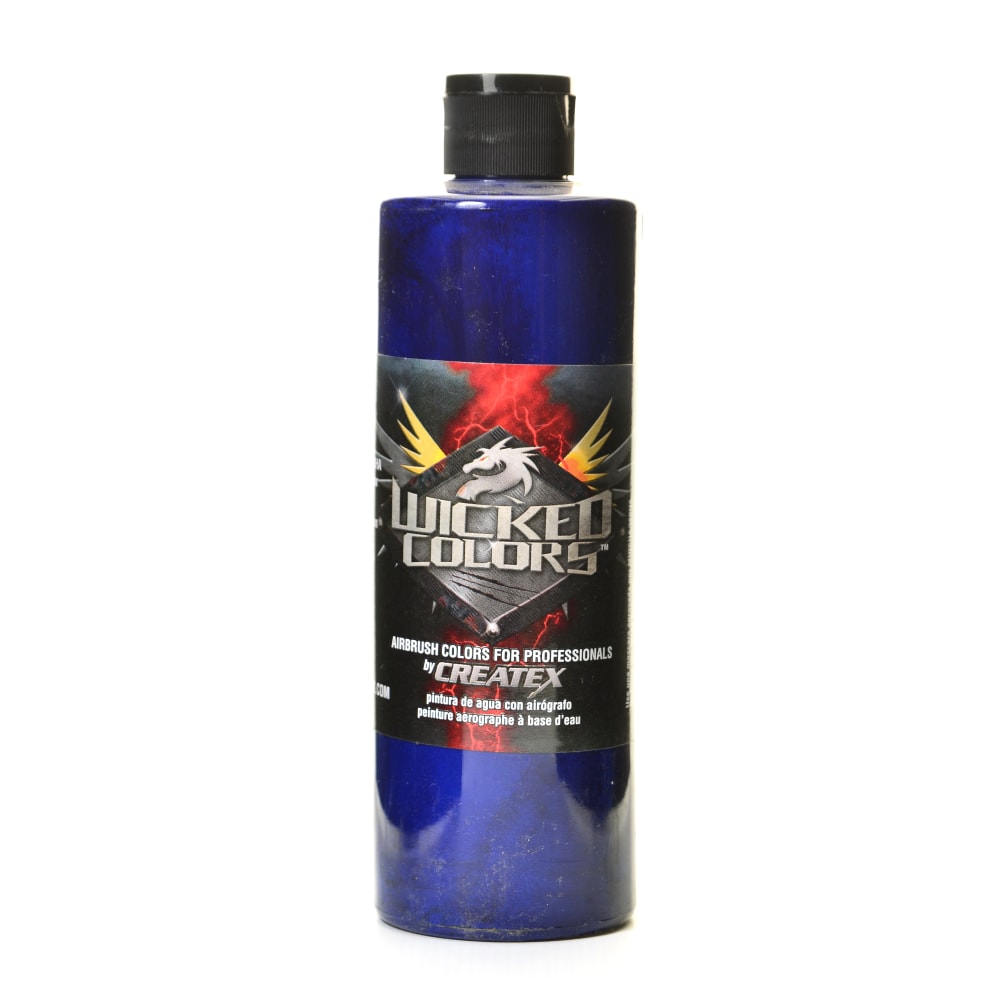 Createx Wicked Colors Airbrush Paint, 16 Oz, Deep Blue