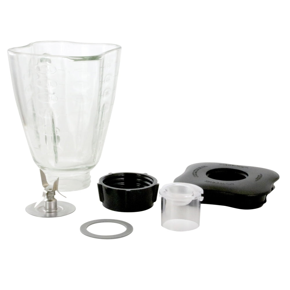 Better Chef 6-Piece Square Blender Glass Jar Replacement Kit, 59 Oz