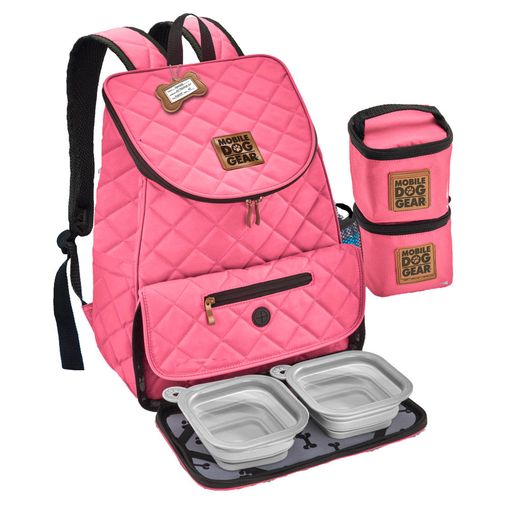 Overland Dog Gear Weekender Backpack, Pink