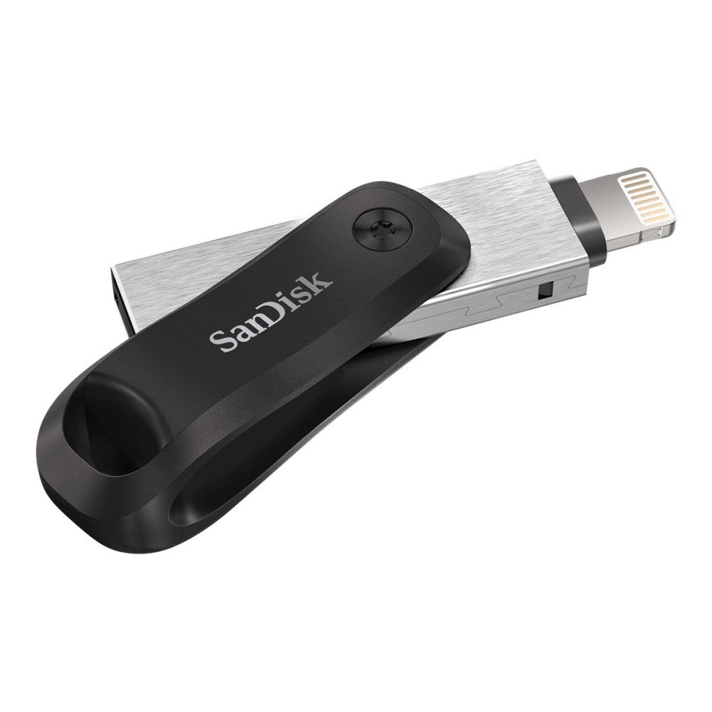 SanDisk iXpand Mobile Storage Flash Drive, 128GB, Silver