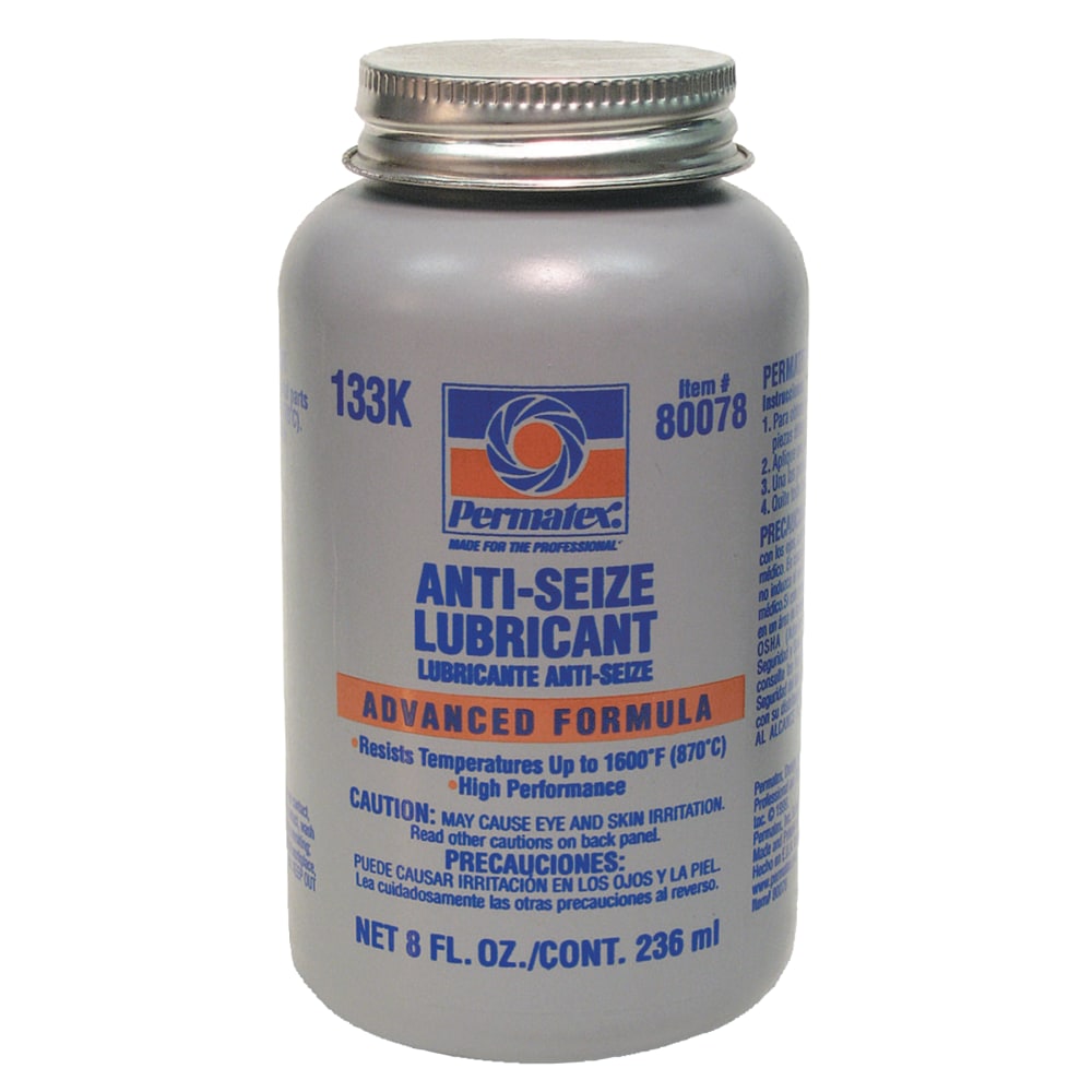 Anti-Seize Lubricants, 8 oz Brush Top Bottle