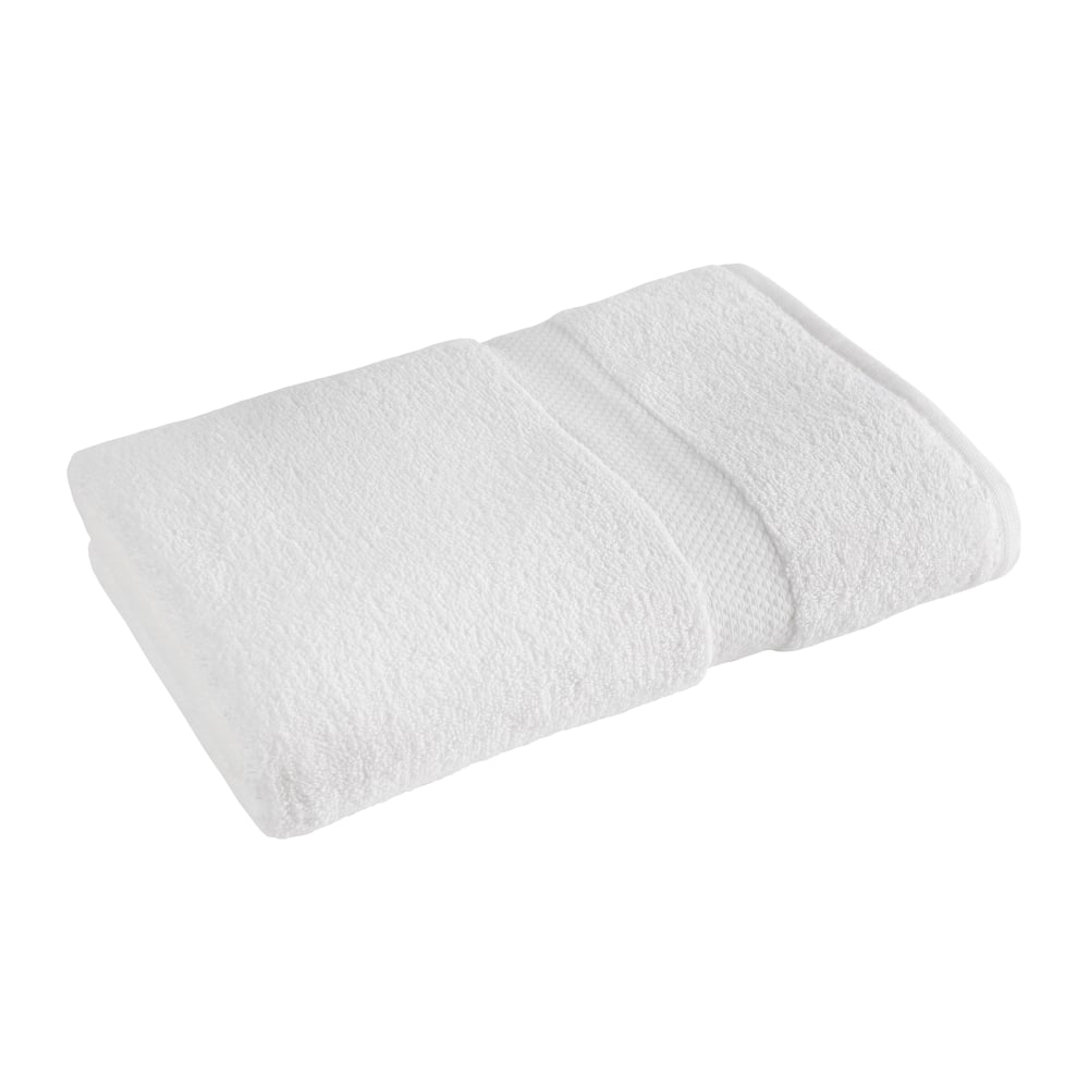 1888 Mills Whole Solutions Bath Towels, 27in x 56in, White, Pack Of 60 Towels