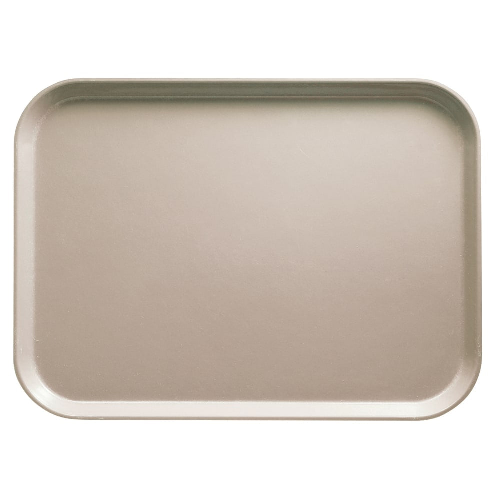 Cambro Camtray Rectangular Serving Trays, 15in x 20-1/4in, Taupe, Pack Of 12 Trays