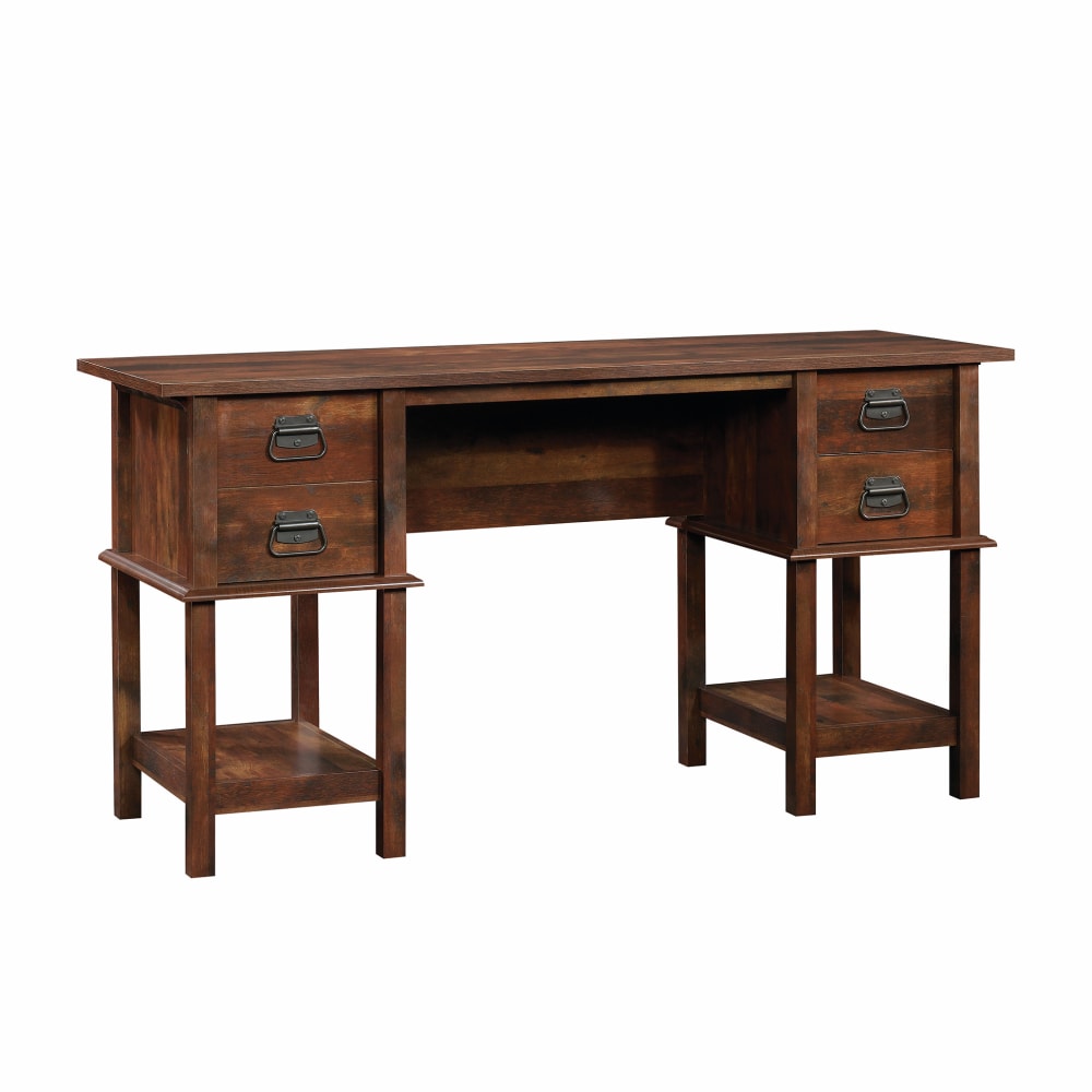 Sauder Viabella 60inW Computer Desk, Curado Cherry