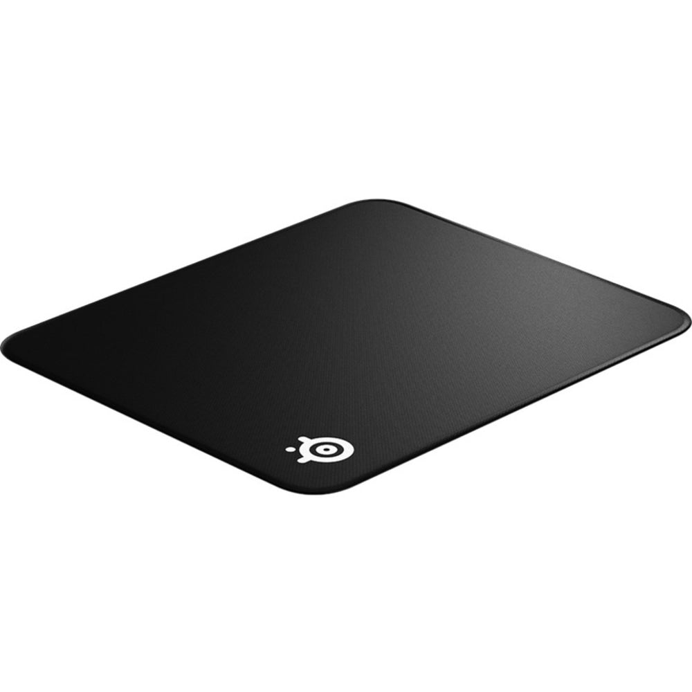 SteelSeries Cloth Gaming Mouse Pad - 0.08in x 12.60in x 10.63in Dimension - Black Monochrome - Rubber - Anti-slip, Anti-fray, Peel Resistant