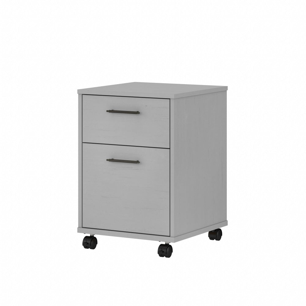 Bush Furniture Key West 16inD Vertical 2-Drawer Mobile File Cabinet, Cape Cod Gray, Standard Delivery