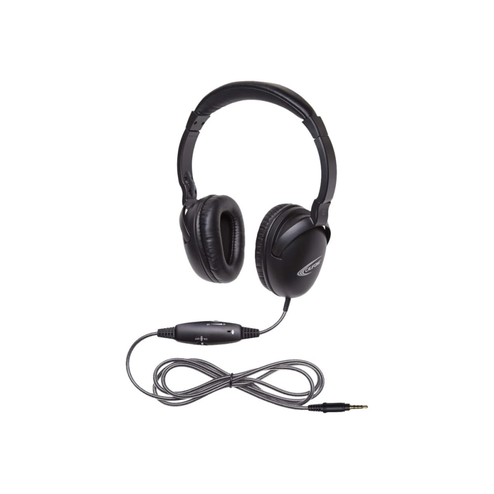 Ergoguys Califone 1017MT USB NeoTech Plus Headset With Calituff Braided Cord And Volume Control - Black