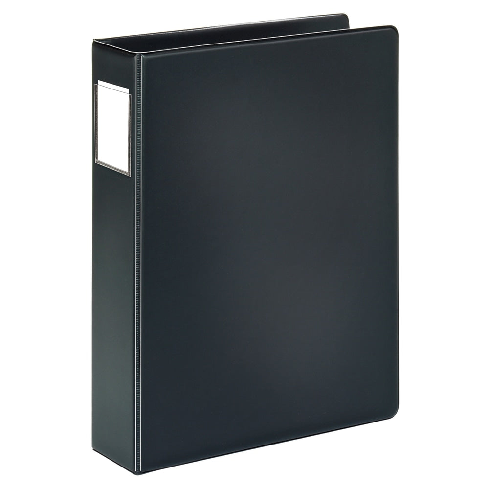 Office Depot Brand Durable Legal-Size Reference 3-Ring Binder, 2in Round Rings, 41% Recycled, Black