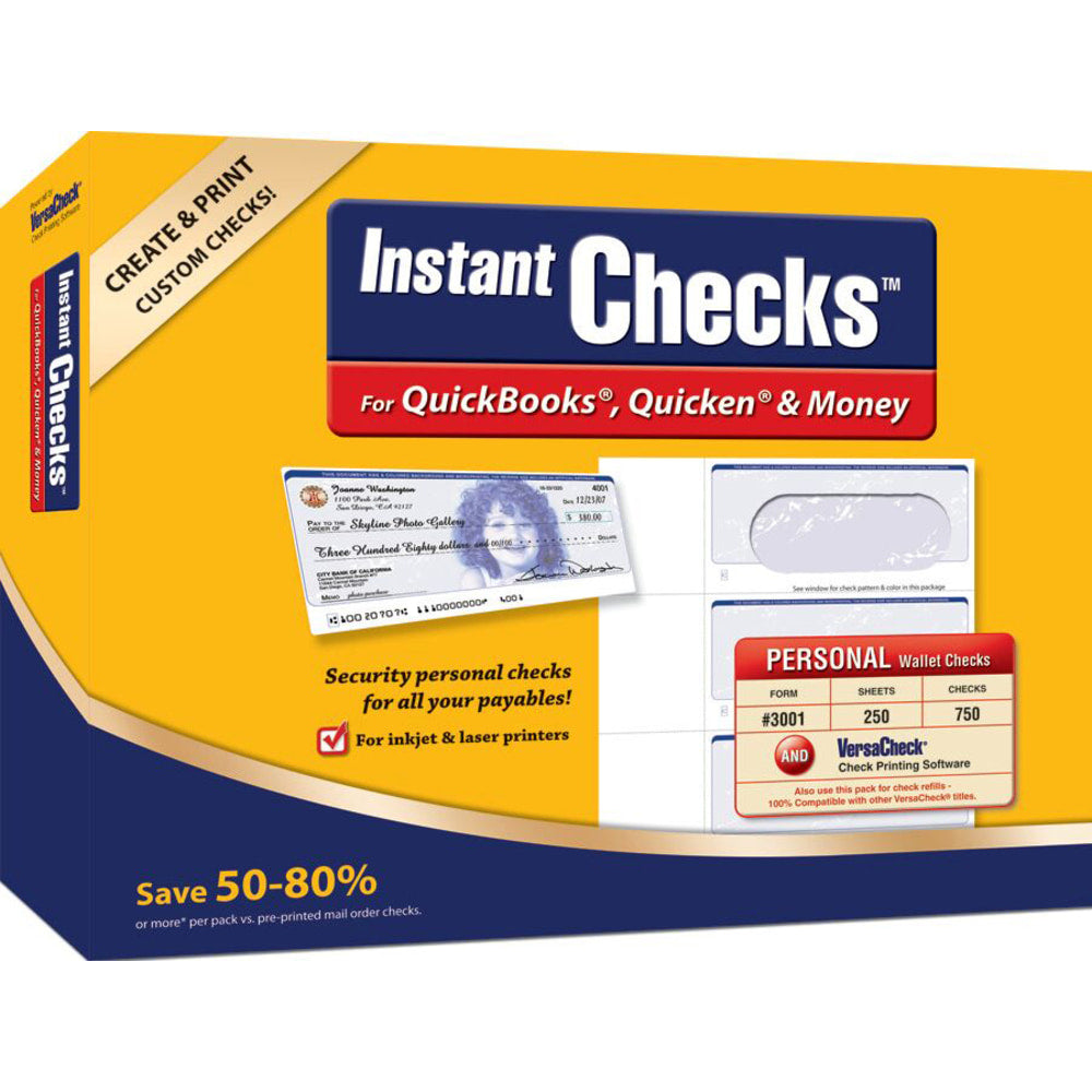 VersaCheck InstantChecks Form #3001 Bundle, Disc