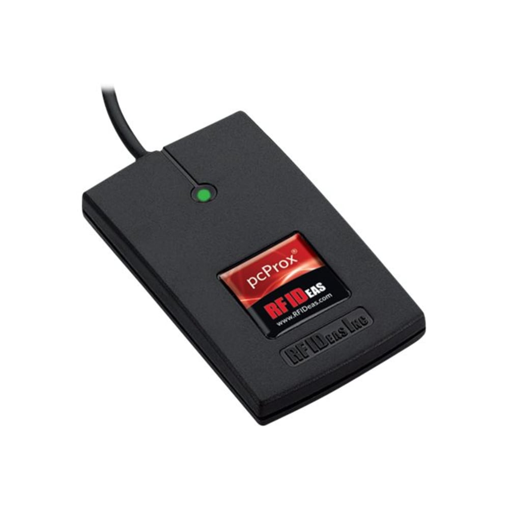 rf IDEAS WAVE ID Solo SDK HID Black Reader - RF proximity reader - RS-232 - 125 KHz - black