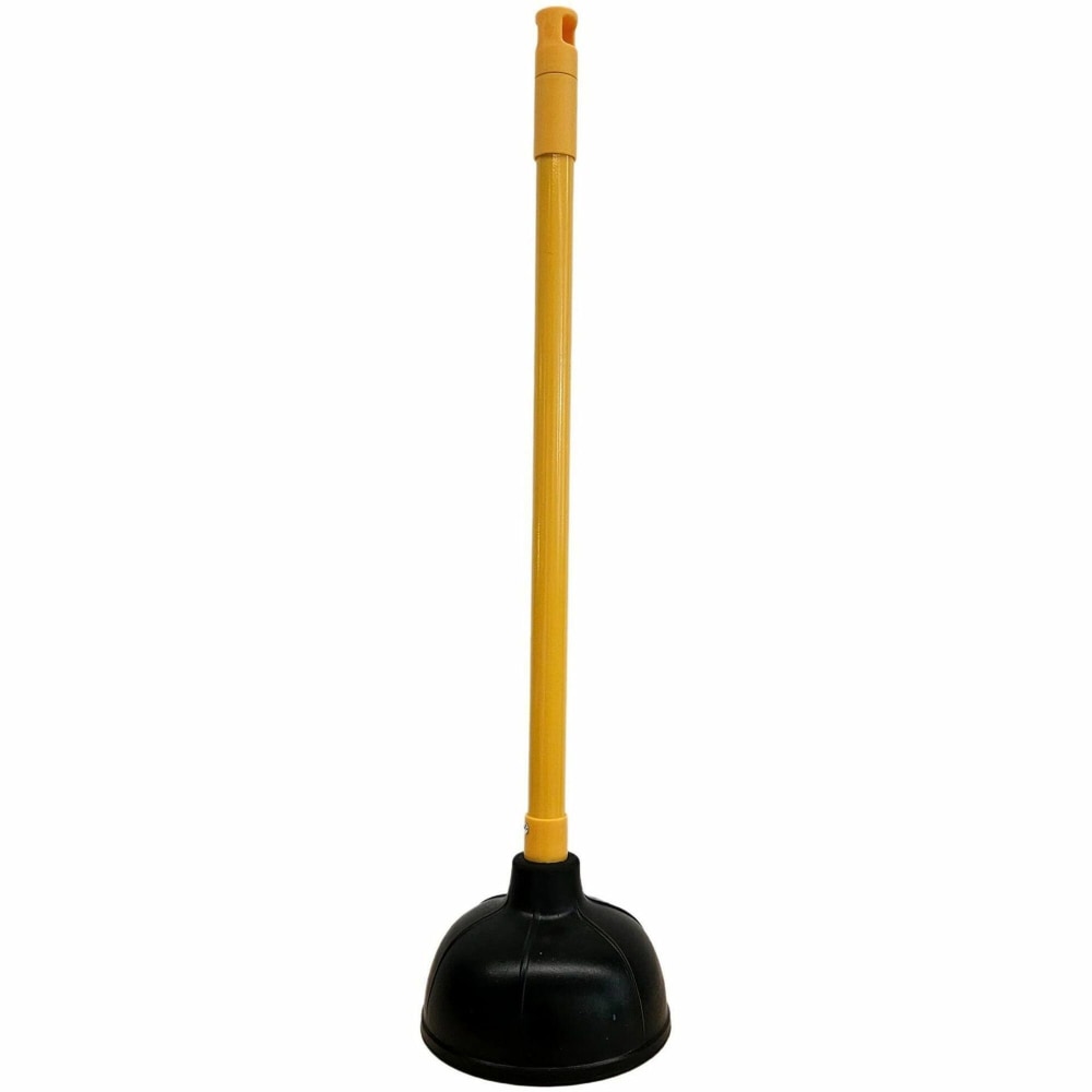 Genuine Joe Value Plus Plunger, 23in x 5 3/4in, Yellow