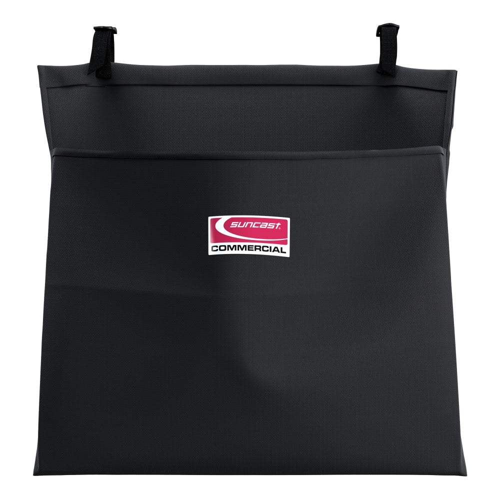 Suncast Commercial Amenity Housekeeping Bag, 19-9/16inH x 19-3/16inW, Black