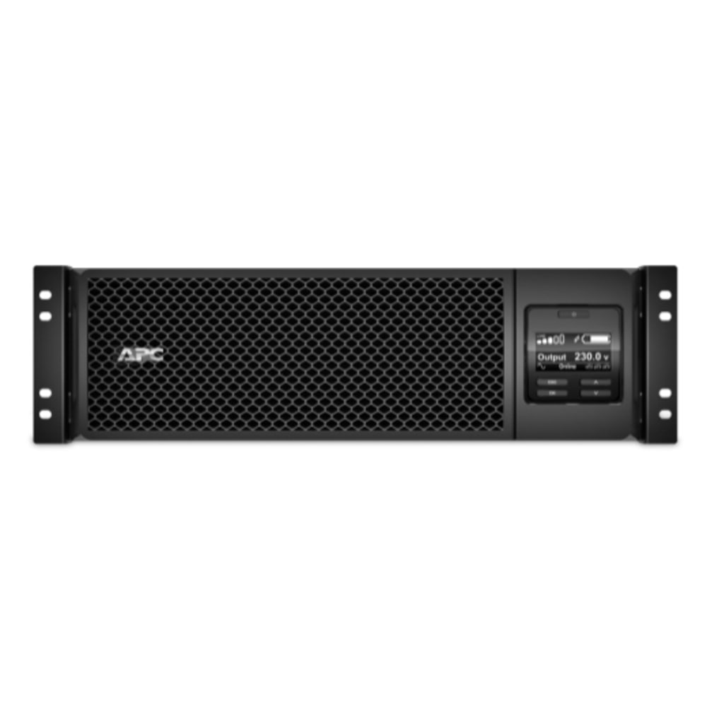 APC by Schneider Electric Smart-UPS 5000VA Rack-mountable UPS - 3U Rack-mountable - 1.50 Hour Recharge - 4 Minute Stand-by - 208 V, 230 V Input - 208 V AC, 230 V AC Output - Sine Wave - 3 x Battery/Surge Outlet