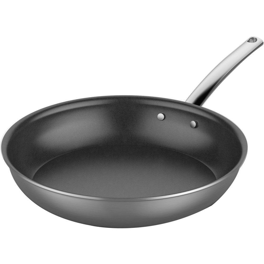 Vollrath NUCU Natural Stainless Steel Fry Pan, 13in, Silver