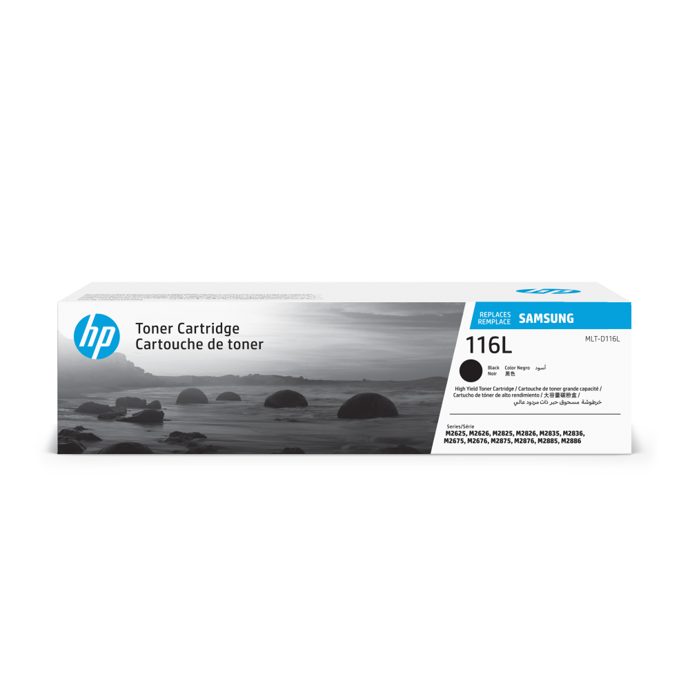 HP 116L Black High Yield Toner Cartridge for Samsung MLT-D116L, SU832A