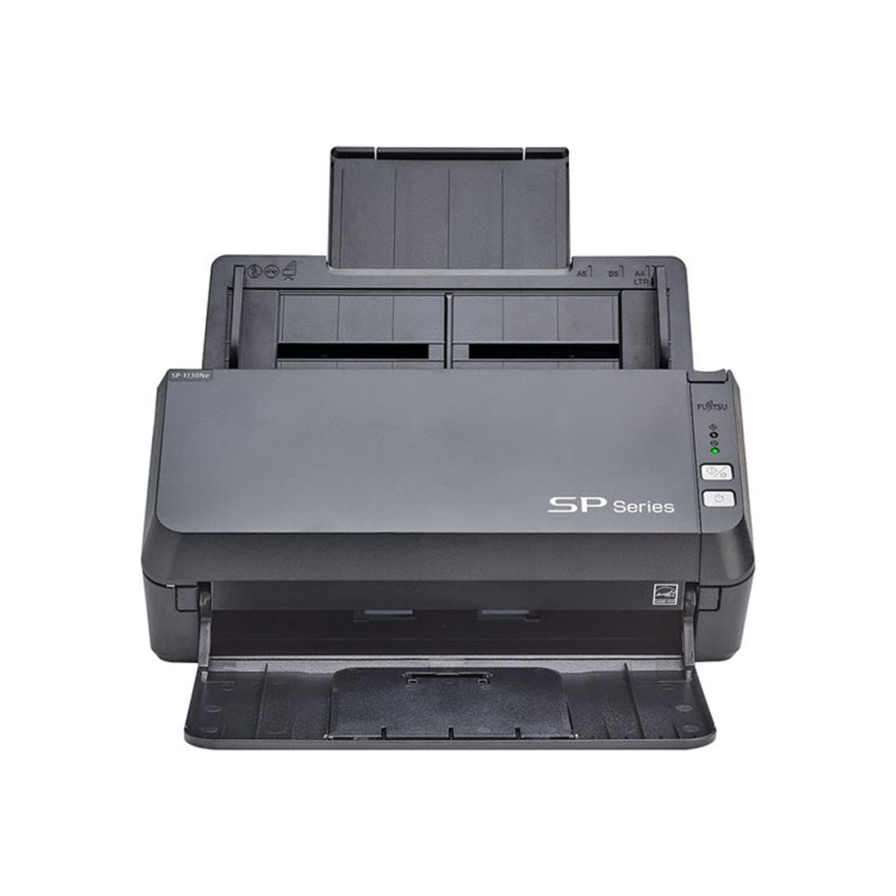 Ricoh SP-1130Ne - Document scanner - Dual CMOS - Duplex -  - 600 dpi x 600 dpi - up to 30 ppm (mono) / up to 30 ppm (color) - ADF (50 sheets) - up to 4500 scans per day - Gigabit LAN, USB 3.2 Gen 1x1