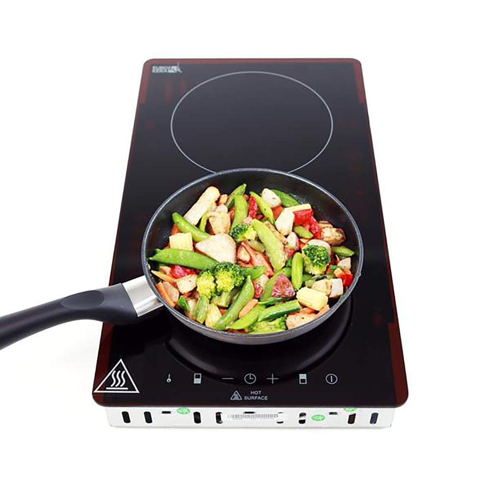 Avanti Drop-In Electric Cooktop, Black