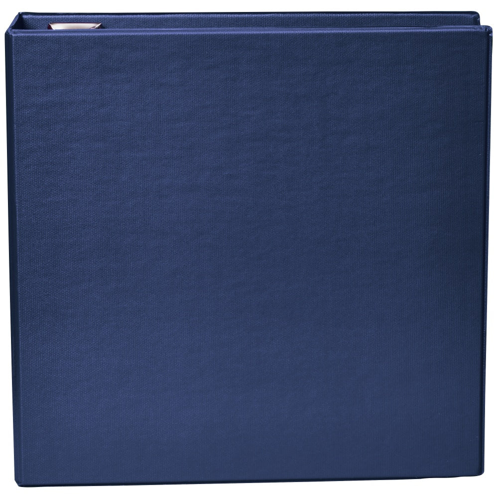 Office Depot Heavy-Duty 3-Ring Binder, 3in D-Rings, Navy