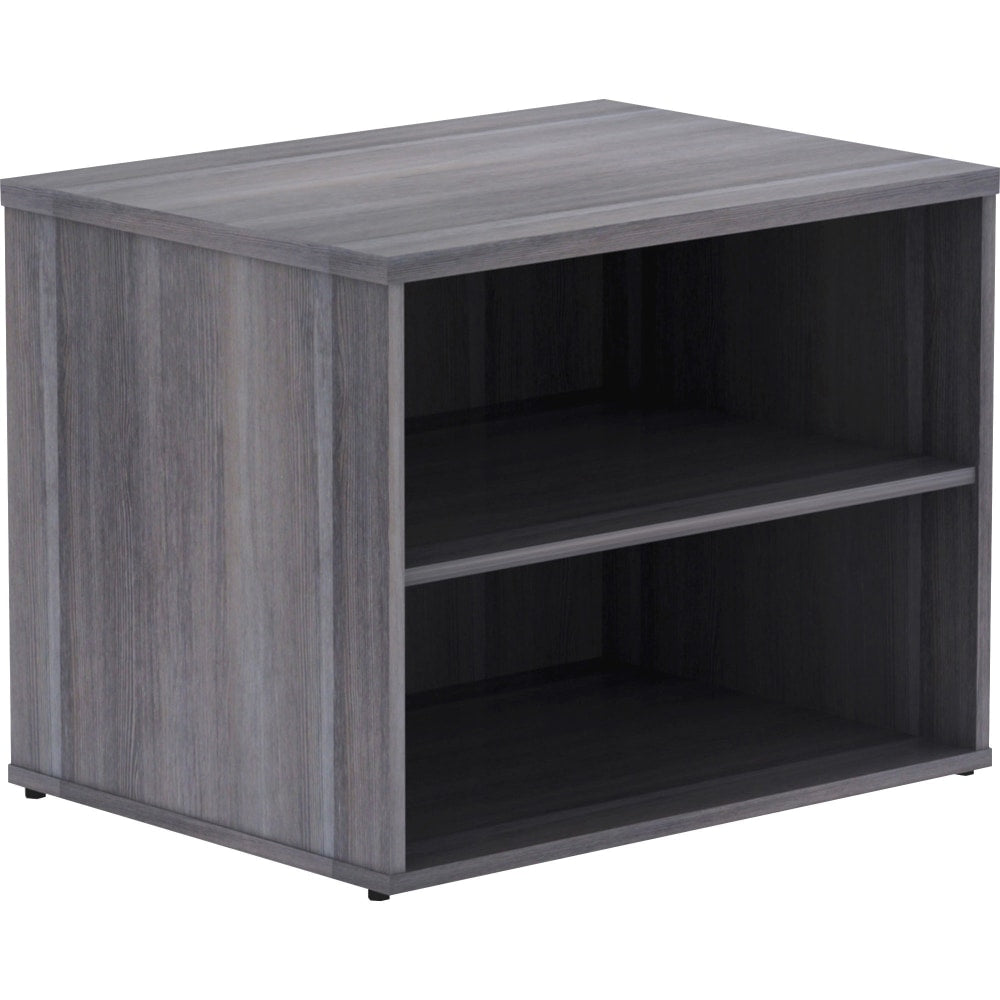 Lorell Relevance 2-Shelf Open Storage, Charcoal