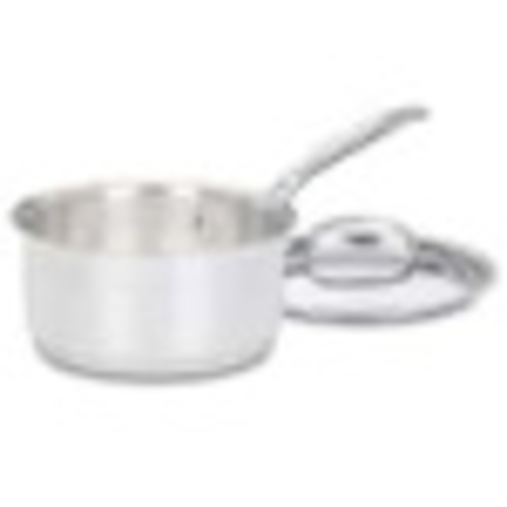 Cuisinart Chefs Classic Saucepan With Cover, 1 Quart, Stainless Steel