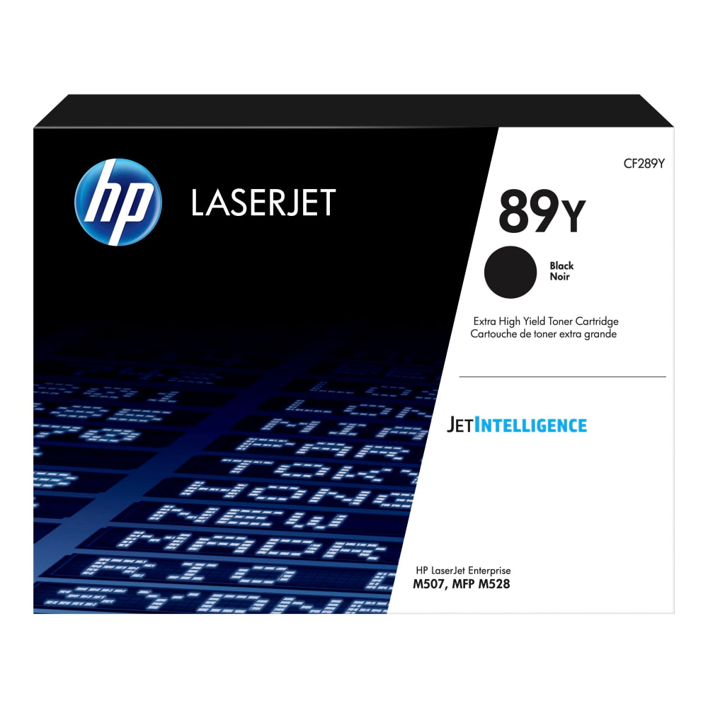 HP 89Y Black Extra-High Yield Toner Cartridge, CF289Y