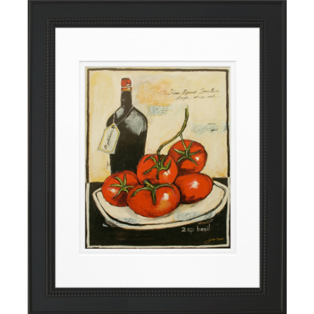 Timeless Frames Stockton Framed Kitchen Artwork, 11in x 14in, Black, Tomatoes