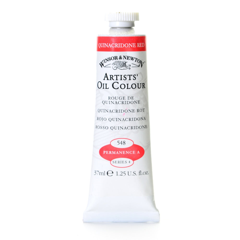 Winsor & Newton Artists Oil Colors, 37 mL, Quinacridone Red, 548