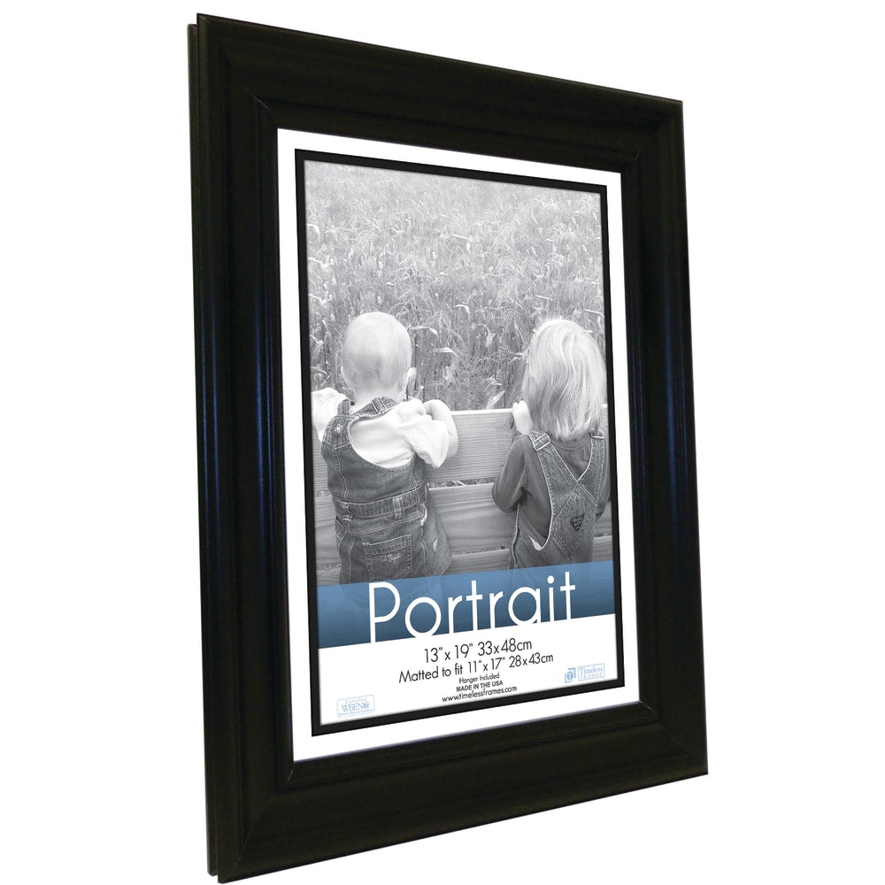 Timeless Frames Lauren Frame, Portrait, 13in x 19in, Black