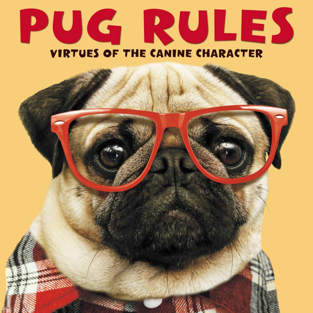 Willow Creek Press 5-1/2in x 5-1/2in Hardcover Gift Book, Pug Rules