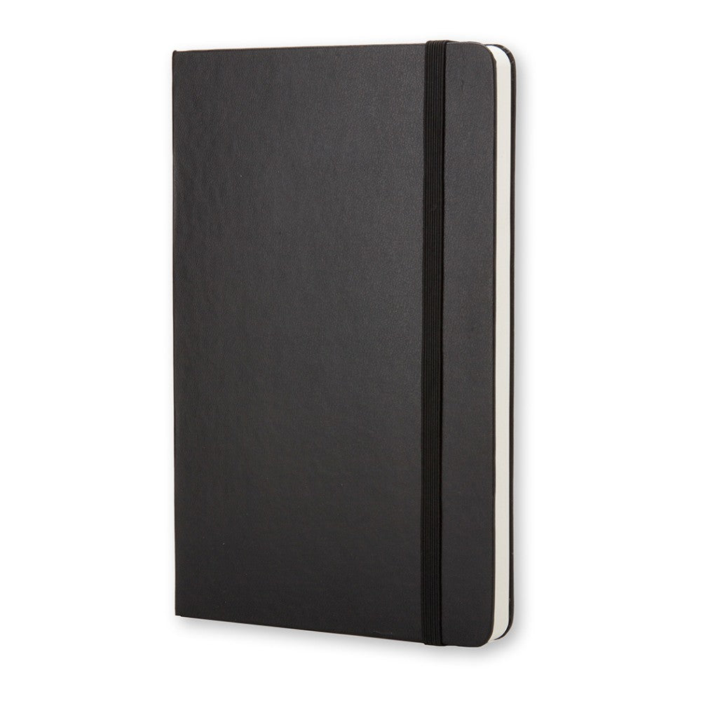 Moleskine Classic Hard Cover Notebook, 5in x 8-1/4in, Unruled, 240 Pages, Black