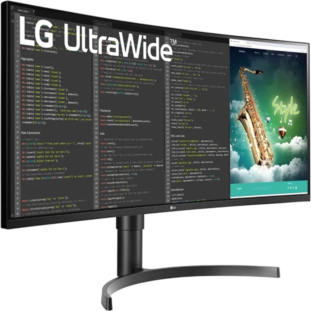 LG 35in UltraWide QHD LED -LCD Curved Gaming Monitor, 35BN75CN-B