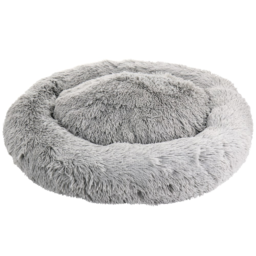 Gibson Home Bow Wow Buddy Pet Bed, 30in x 30in, Shaggy Gray