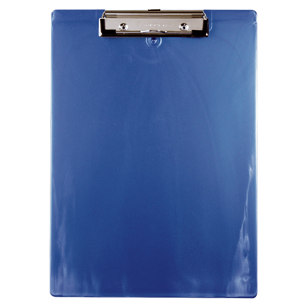 Saunders 96% Recycled Plastic Clipboard, Letter Size, 12 1/2inH x 9inW x 1/2inD, Ice Blue